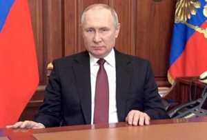 Il presidente russo Vladimir Putinr
