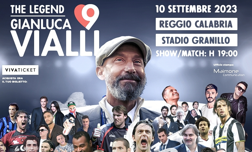 “The Legend of Gianluca Vialli”, a memorial match in Reggio Calabria to help children with autism.