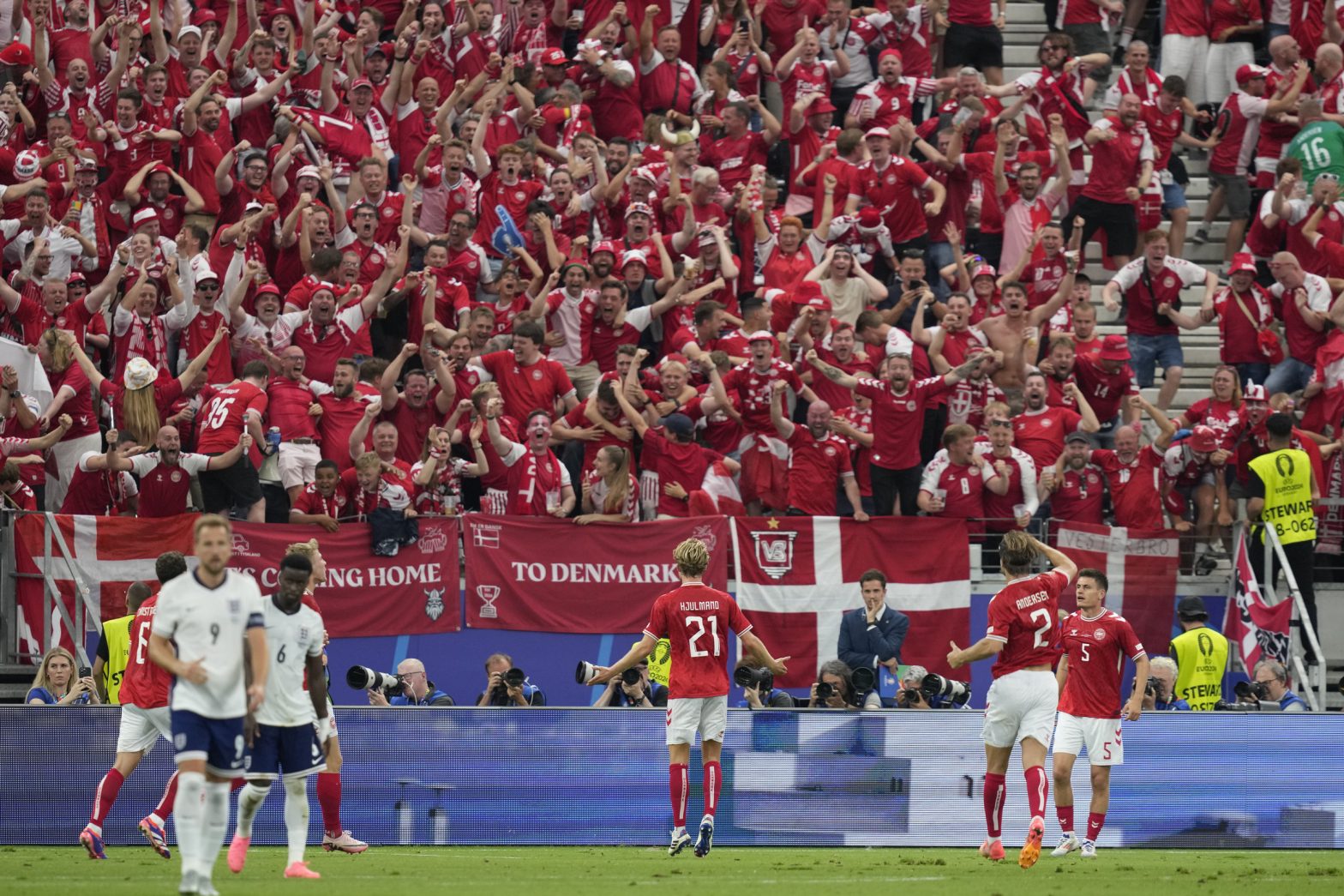 Danimarca Inghilterra 1-1